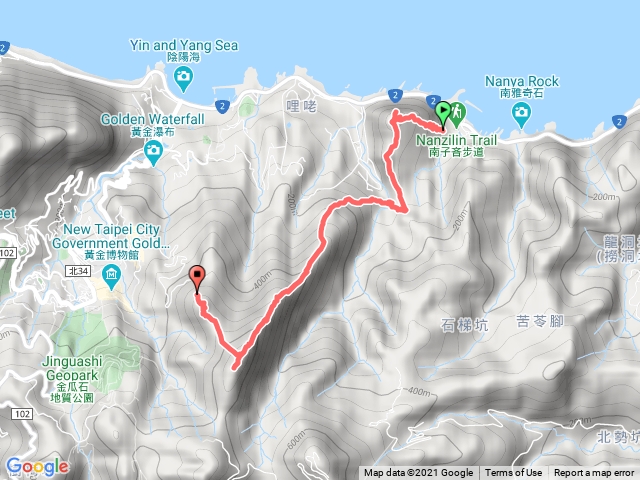 週六0740起登-新南宮-南子莕步道-劍龍稜-555峰-鋸齒稜-半屏山主峰-茶壺山