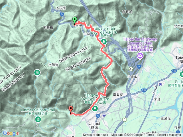坪林四堵古道及跑馬古道至礁溪老爺