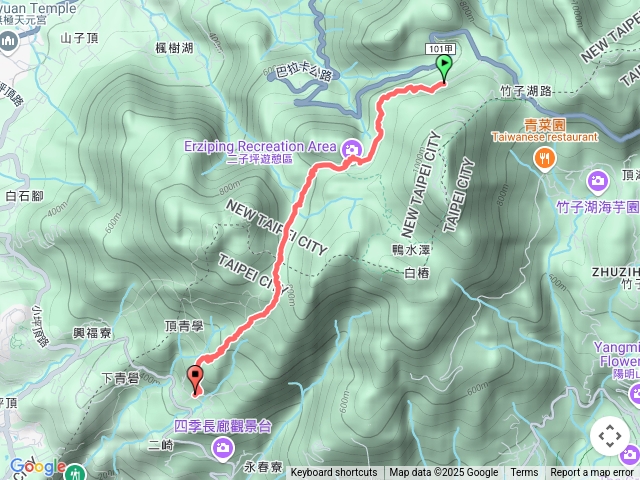 20250426二子坪步道口-二子坪-面天坪-清天宮
