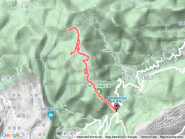 杏林北五指頂山石梯嶺