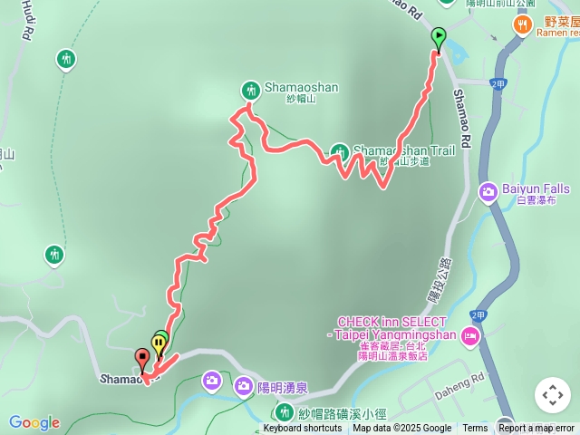 陽明湖登紗帽山
