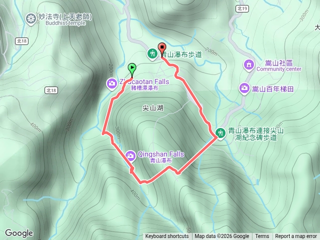 青山瀑布步道預覽圖