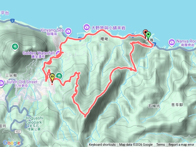 南新宮、劍龍稜、鋸齒稜、無耳水管路茶壺山、預覽圖