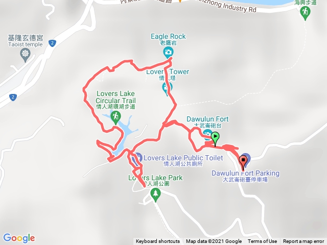 大武崙山情人湖