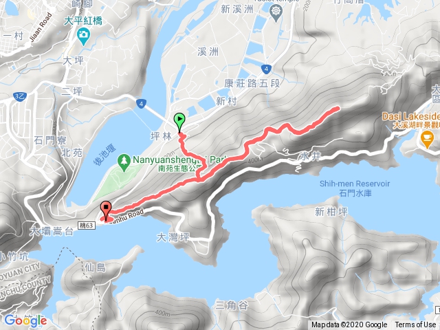 20201205桃園溪州山、新溪州山O型連走