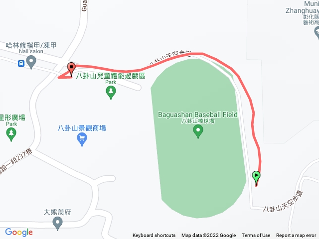 卦山大縱走拍照點