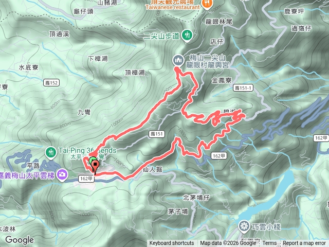 太平老街,大平山、梨子腳山、馬鞍山、龍興宮、碧湖