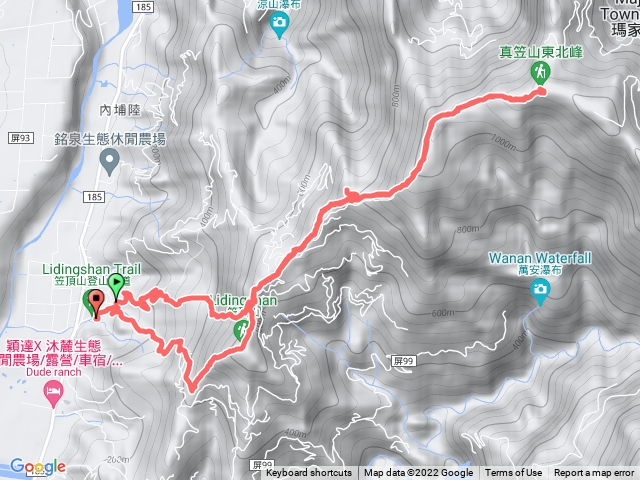 瑪家四連峰_笠頂山O走+真笠山西南峰+真笠山+真笠山東北峰