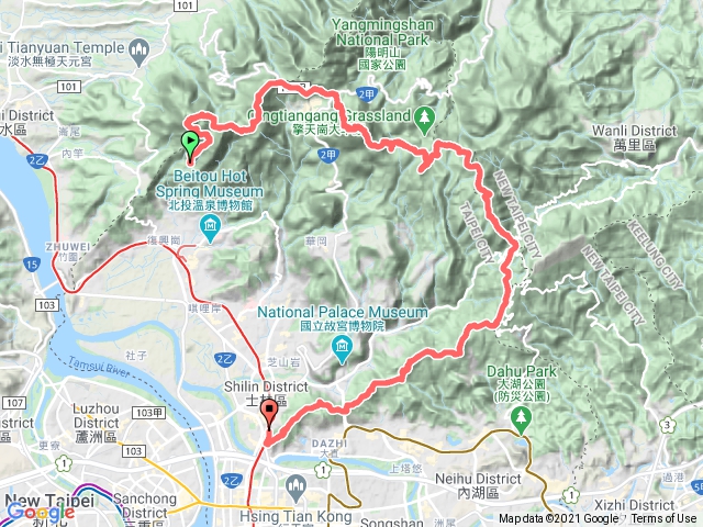 陽明山東西北大縱走