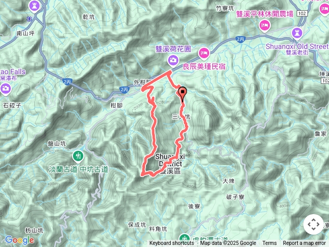 20250516雙溪-平水站-無量光寺-外柑腳山（東山）-大埤格（嶺）-大埤東林寺-雙溪小築-灣穹站