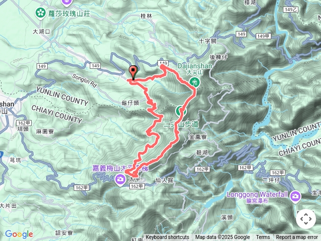 雲嘉五連峰O型蹤走