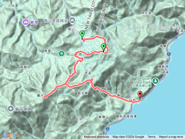 1150502坪溪山～鶯子嶺越嶺蛇仔崙下梗枋古道出龜山車站