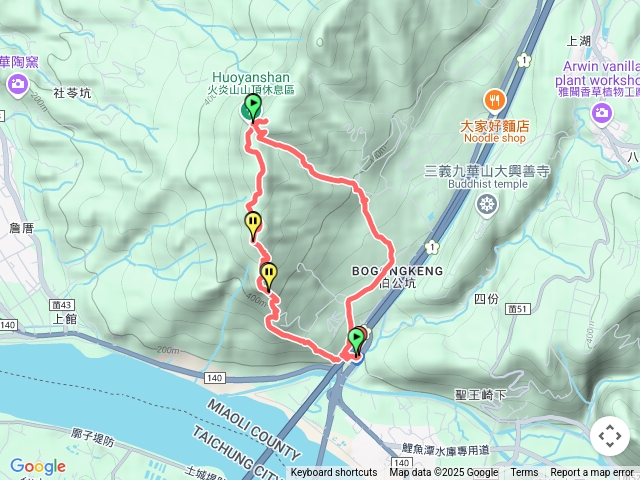 火炎山南鞍古道O走