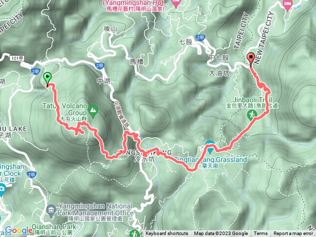 七星山、恐龍接吻石、擎天崗、魚路古道