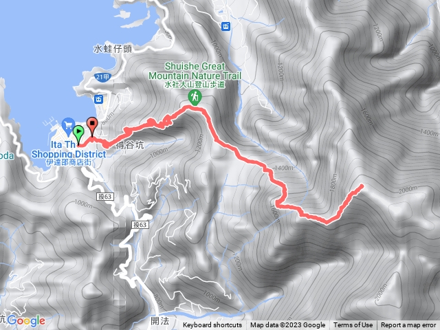 伊達邵 水社大山