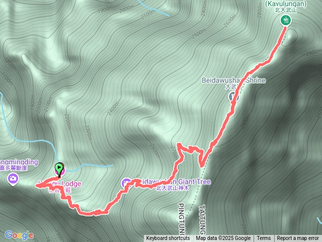 20250124 北大武山 三天兩夜 第二天
