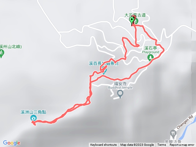 大九芎古道、溪州山