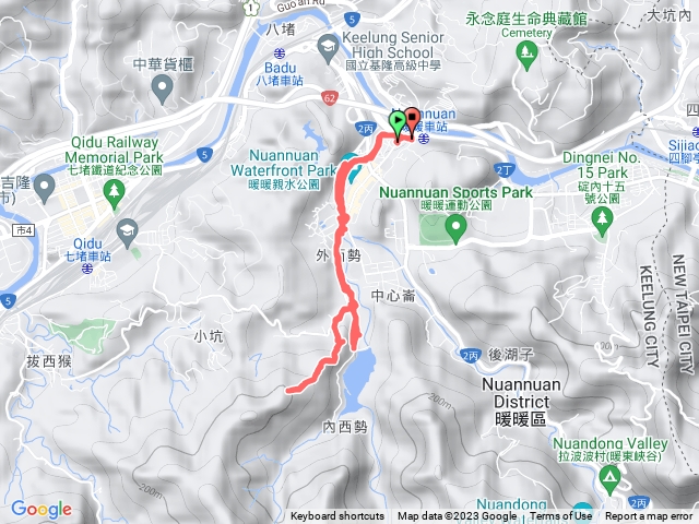 暖暖車站親水步道暖暖炮台遺跡