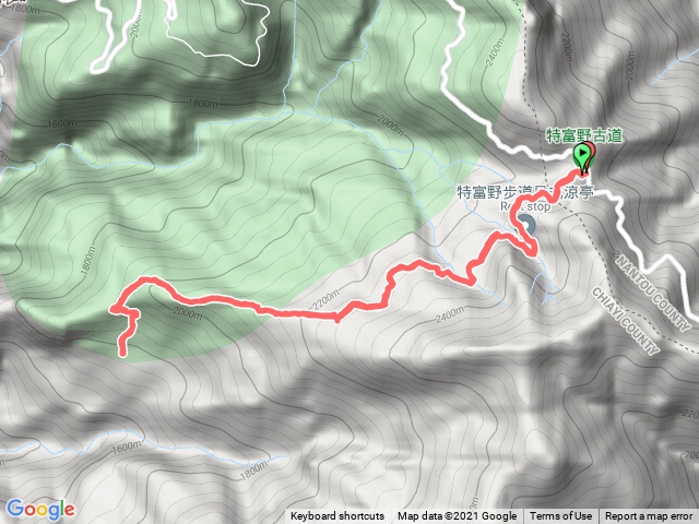 特富野古道-自忠0k~特富野（達邦）6.3k往返