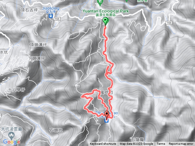 112/9/10圓潭-圓水古道-水社寮-四大天王山O型