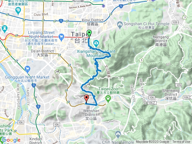 臺北大縱走：尋寶任務臺北大縱走第六段：中華科技大學至捷運麟光站202007251429