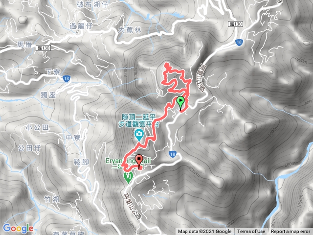 公田大山、二延平山