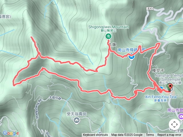 20250517 南山寺 東昇茶坊 大粗坑護管所 南勢坑山 鑽石峰 人頭面山 司公髻尾山 O行