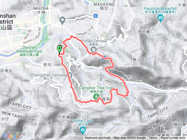 2024臺北大縱走臺北大縱走第七段：世界山莊至飛龍步道政大後山