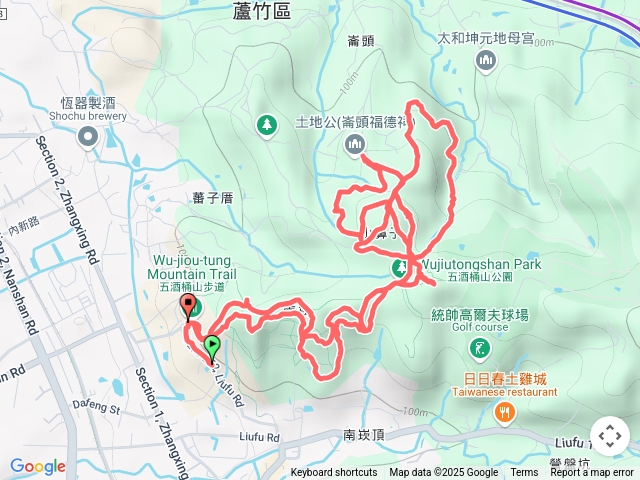 五酒桶山，南崁山，山鼻山預覽圖