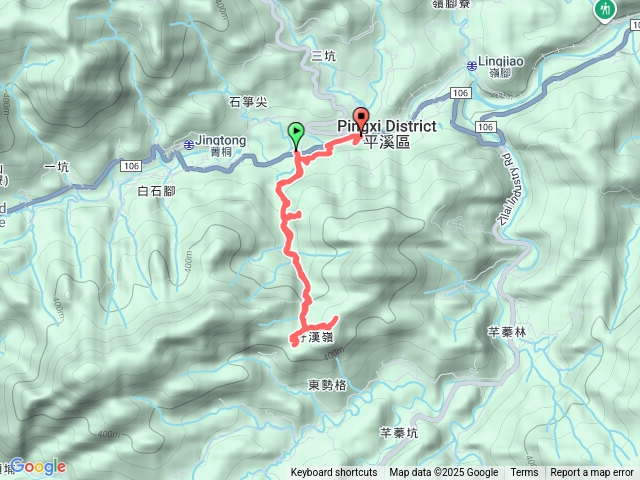 東勢格古道、臭頭山、慈恩嶺岩壁預覽圖