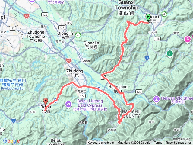 樟之細路關西-北埔