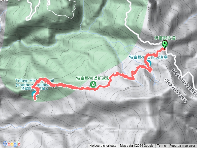 特富野古道自忠來回