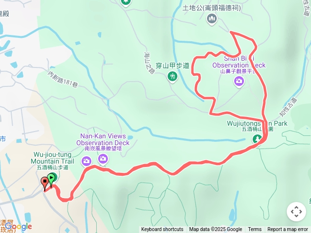 桃園蘆竹五酒桶山步道環走
