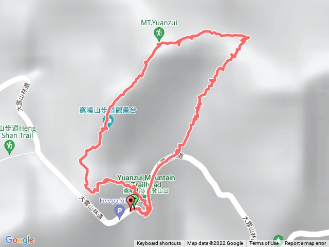 鳶嘴山O型路線