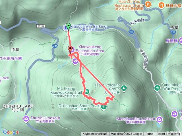 小觀音山停車場上七星山兩趟_熹