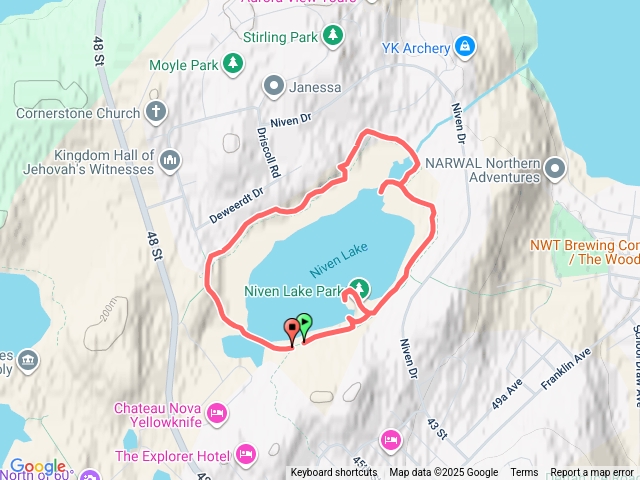 加拿大黃刀鎮NivenLakePark步道