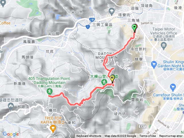 樹林大同山、青龍嶺、大棟山縱走（武器公園上）