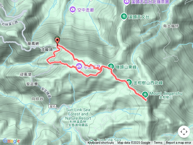 留龍頭嶺頭山金柑樹山下忘憂森林