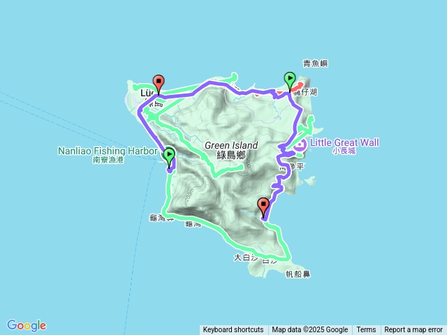 綠島阿眉山、牛頭山及公館鼻等景點預覽圖
