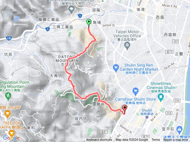 多福步道上取三福山、青龍嶺、大同山預覽圖