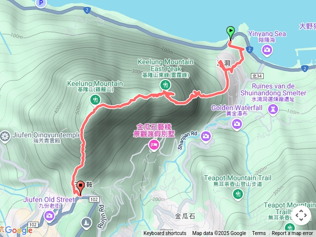 雷霆峰基隆山練走