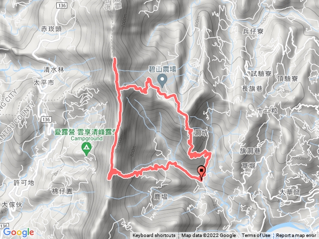 大橫屏山大橫屏山南峰O型