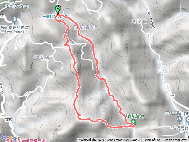 紙寮坑古道-雞冠山-松柏崎-O型-2021-09-20