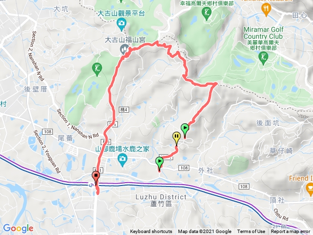 桃園大古山步道橫坑山外社山