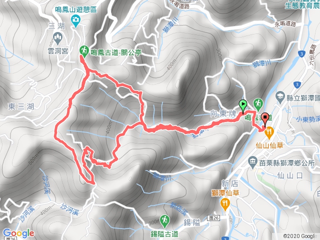 鳴鳳古道、南隘勇古道、八達嶺古道、綠色古道、延平古道