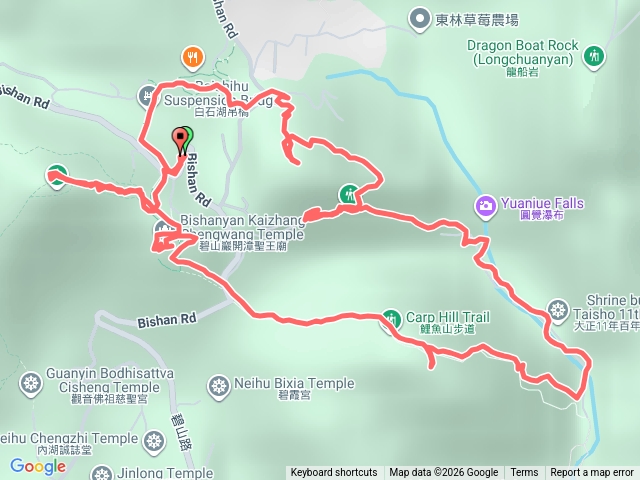20260220內湖三尖(圓覺尖，圓覺寺，鯉魚山，碧山巖，忠勇山）預覽圖