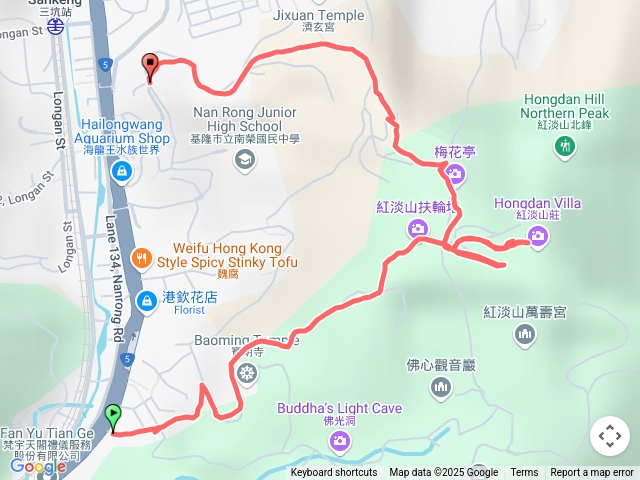 基隆紅淡山寶明寺進協安宮出