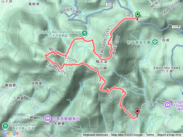 大屯山-面天山-雙面山-向天山-火燒山-大屯山西峰-小屯山-頂湖山-無尾崙預覽圖