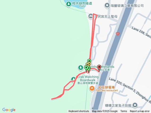香山濕地賞蟹步道預覽圖