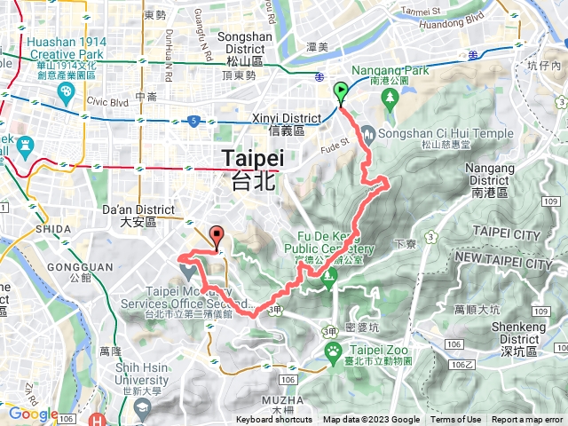 台北大縱走第六段